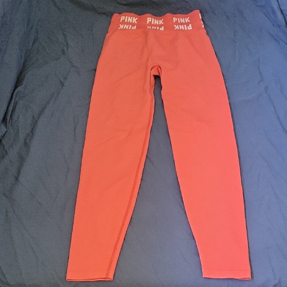 PINK Victoria's Secret Coral Leggings
